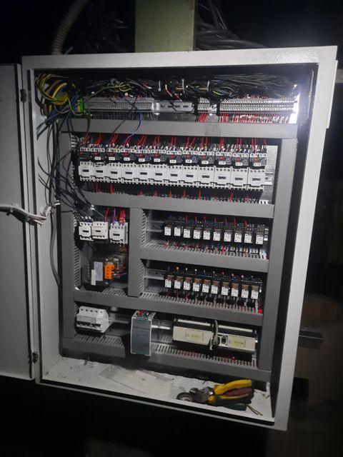 Електро ормар со контактори и заштити во погонот на Евро Пак – ELKO AUTOMATION